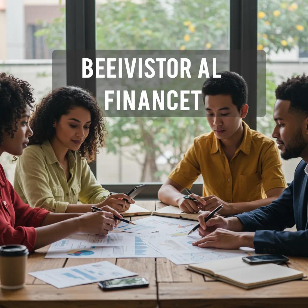 Group discussion on behavioral finance with charts and documents