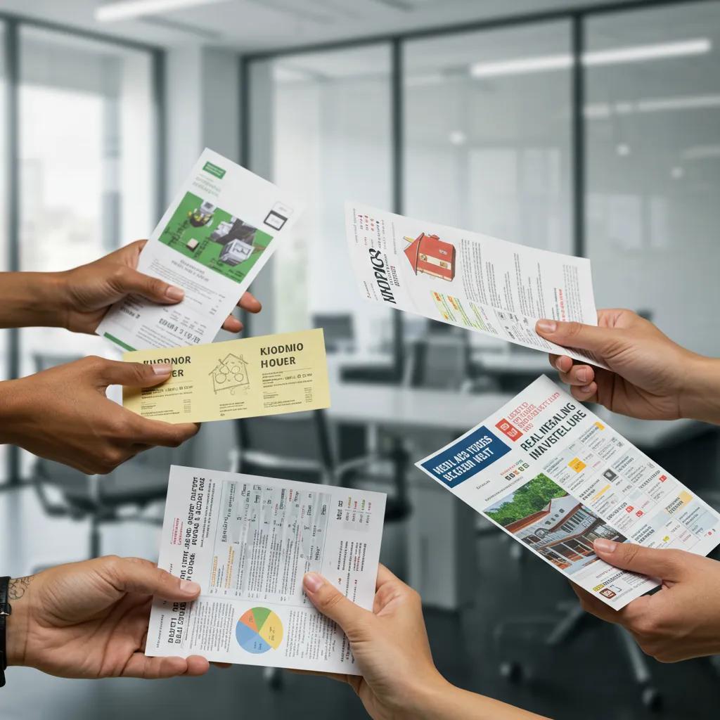 Primeros planos de manos sosteniendo instrumentos financieros que representan diferentes tipos de activos