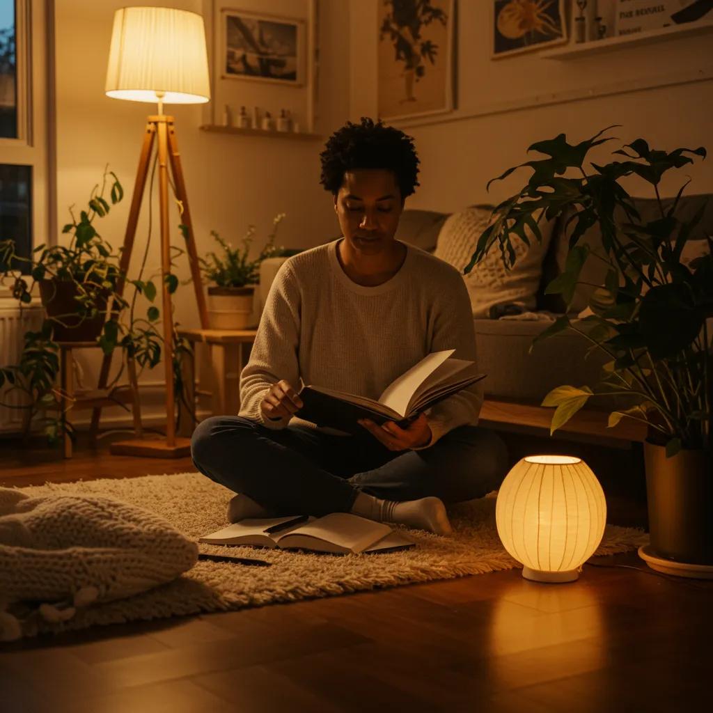 Individuo practicando mindfulness para gestionar emociones en la inversión